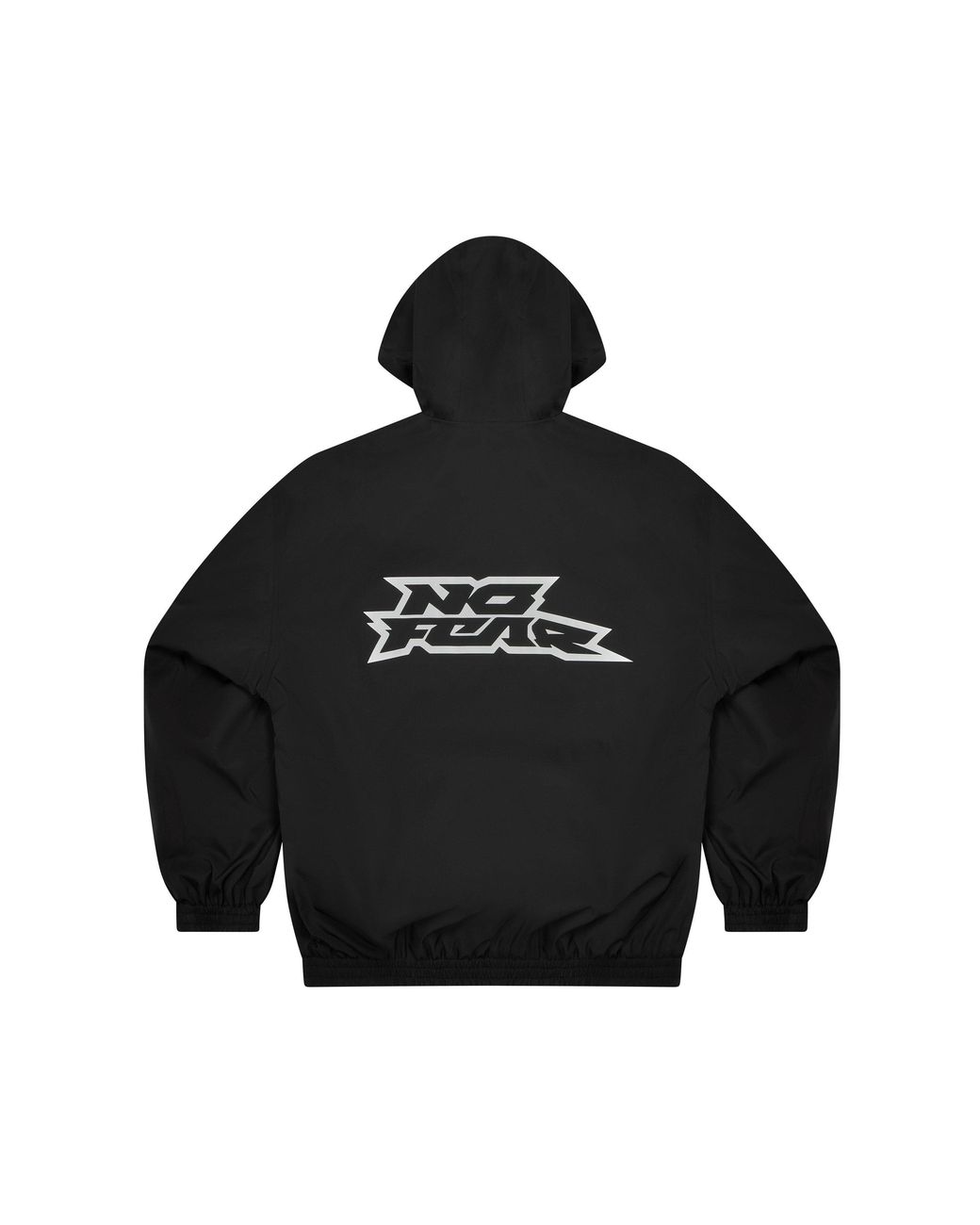 No Fear Black Oversized Ski Jacket for men