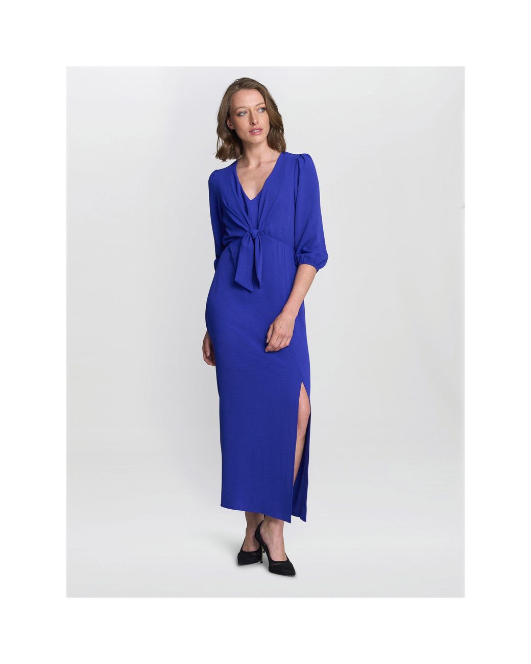 Gina Bacconi Blue Dionne Maxi Ball Gown