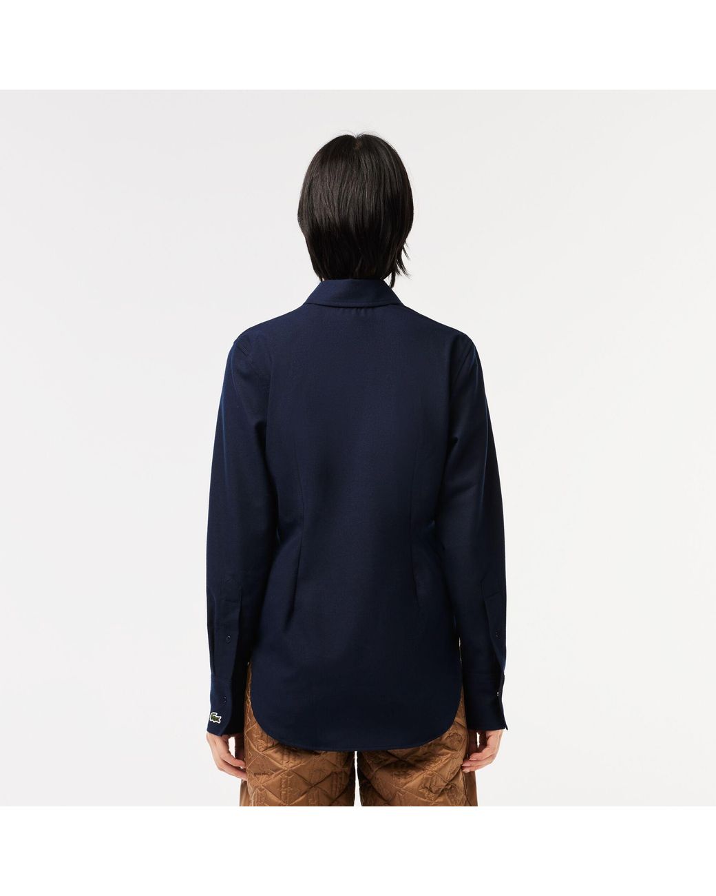 Lacoste Blue Slim-Fit Long Sleeve Shirt