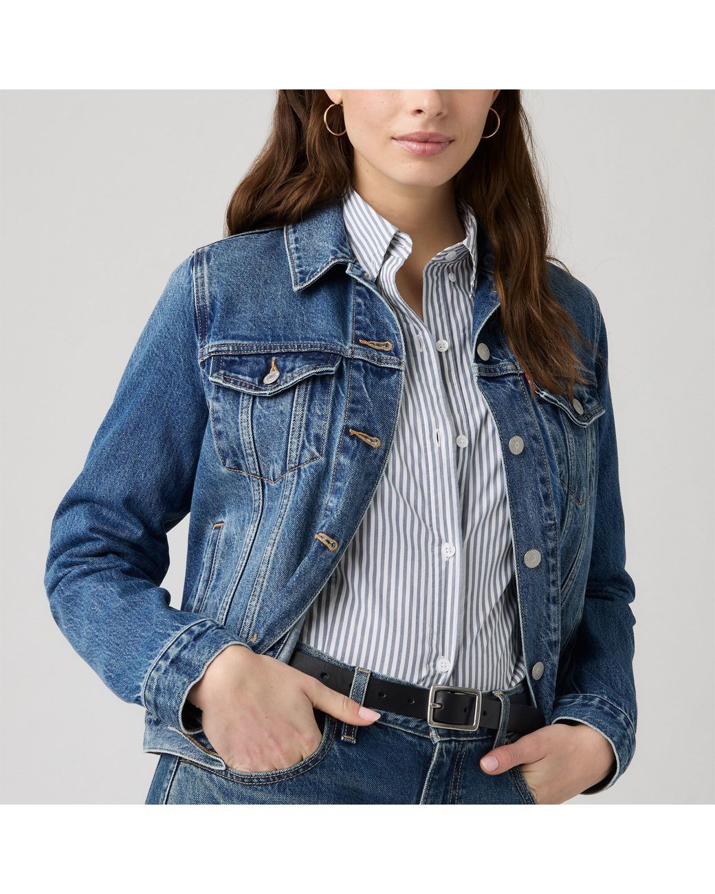Levi's Blue Original Trucker Denim Slim-Fit Jacket