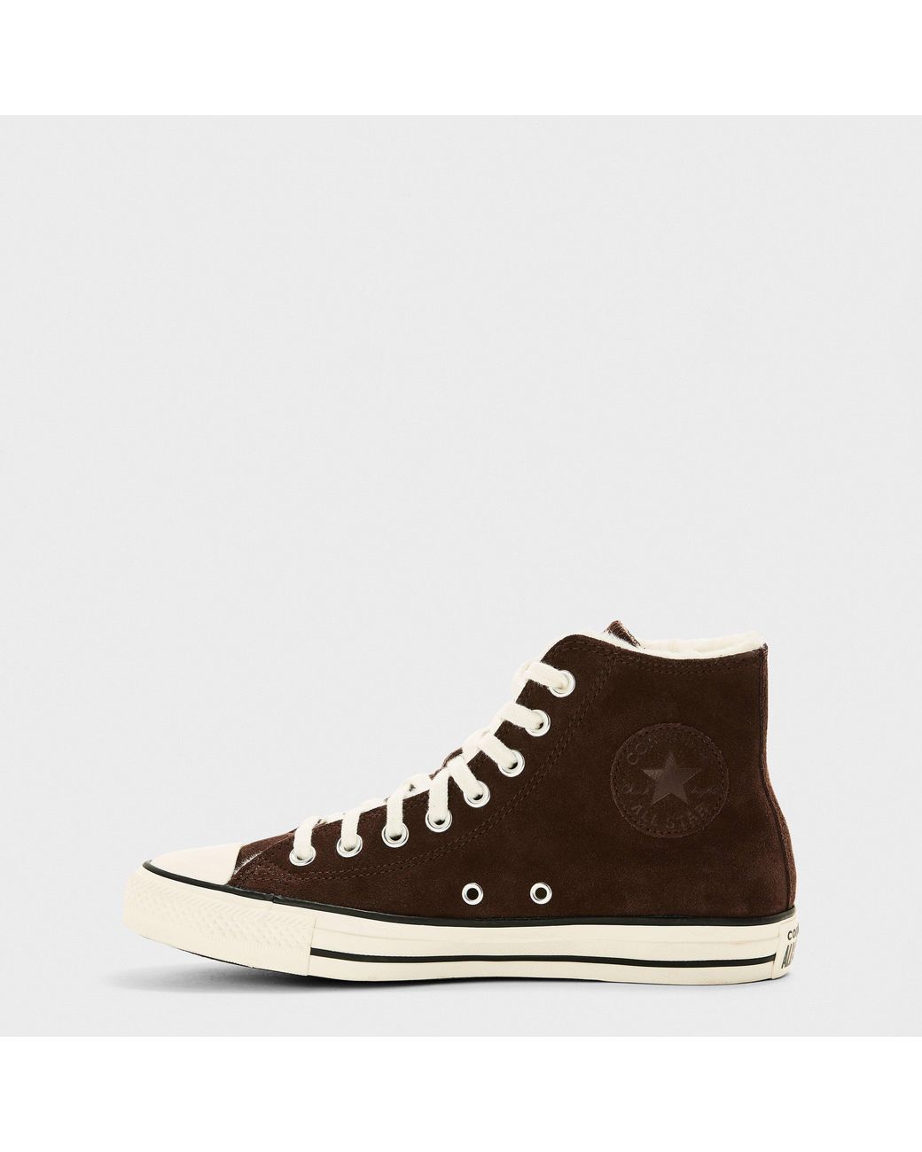 Converse Brown Chuck L Hi Canvas High-Top Trainers