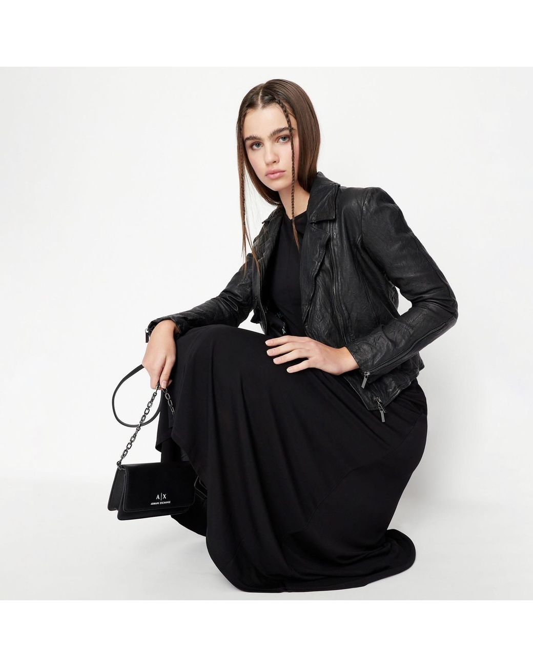 ARMANI EXCHANGE Black Dress