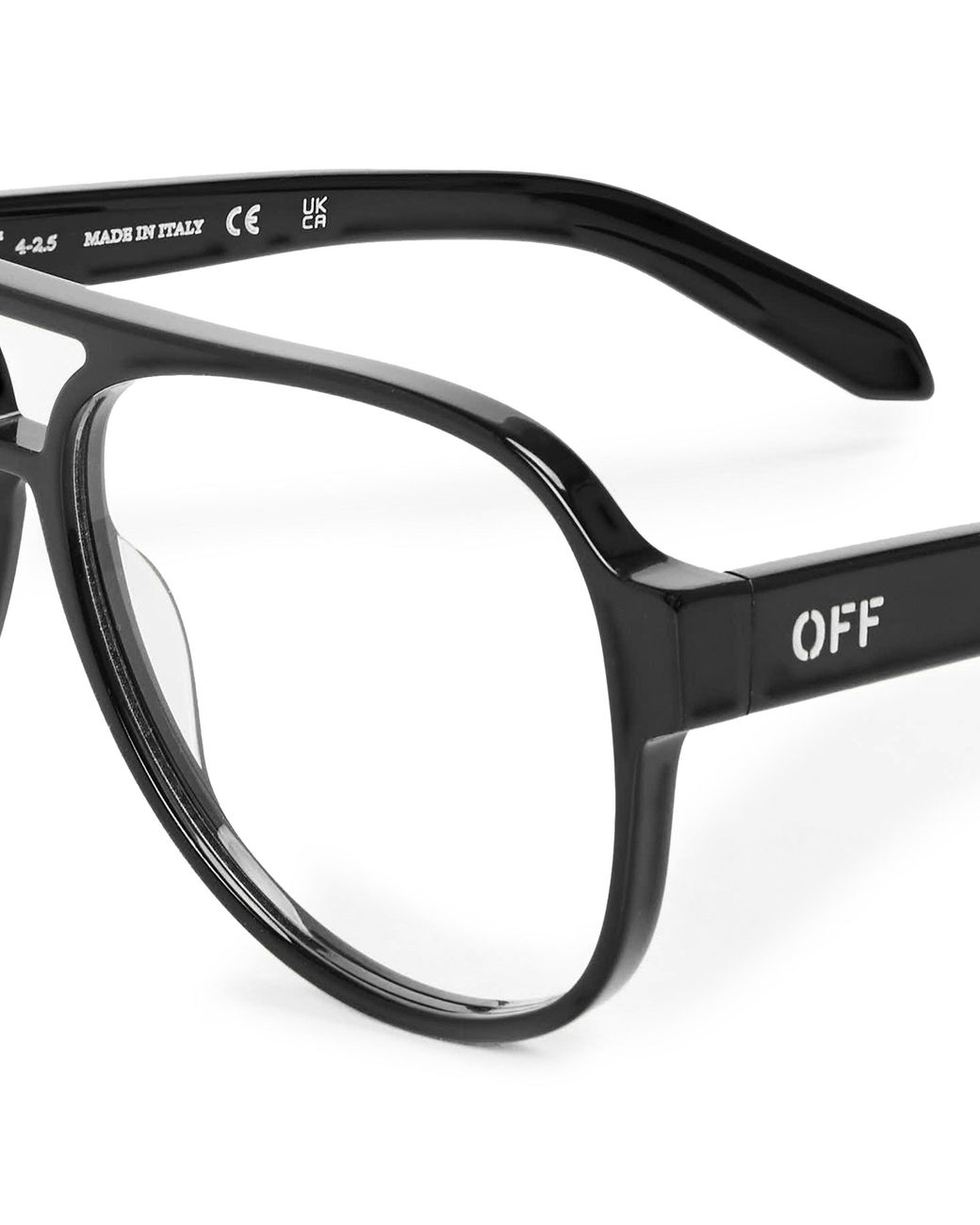 Off-White c/o Virgil Abloh Black 8G Style Round Sunglasses