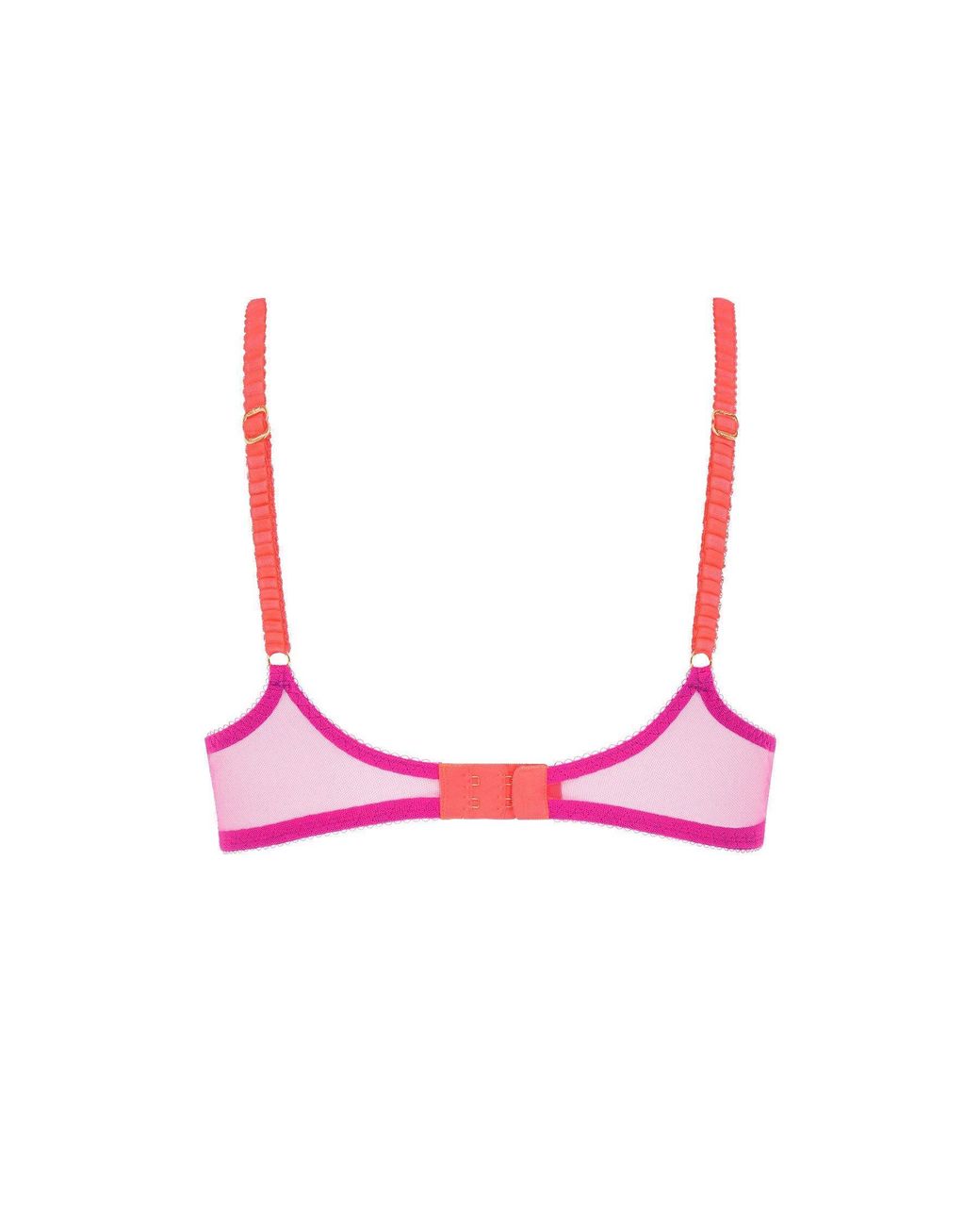 Agent Provocateur Pink Ottiliee Plunge Underwired Bra