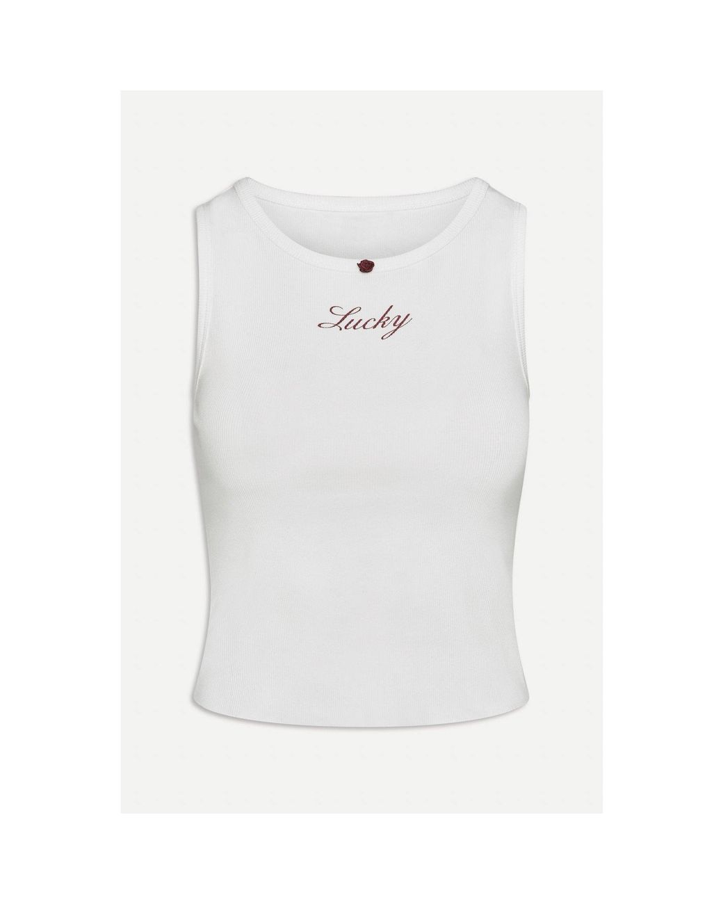Frankie's Bikinis Blue X Bella Hadid Reno Tank Top