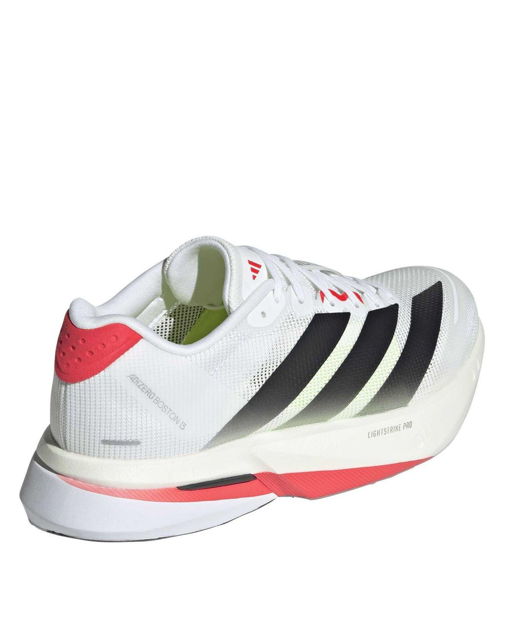 Adidas White Adizero Boston 13 Sneakers