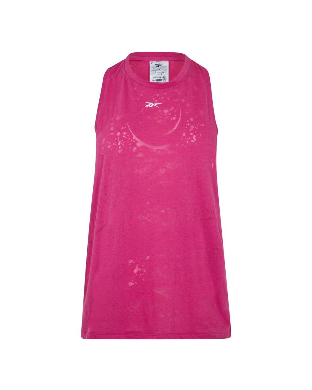 Reebok Pink Burnout Tank Performance Gym Vest
