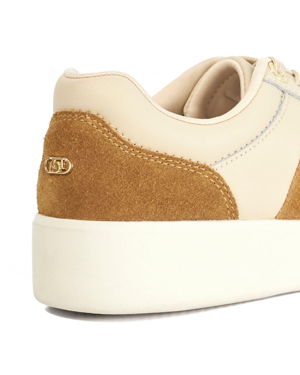 Dune Natural Enticing Low-Top Trainers
