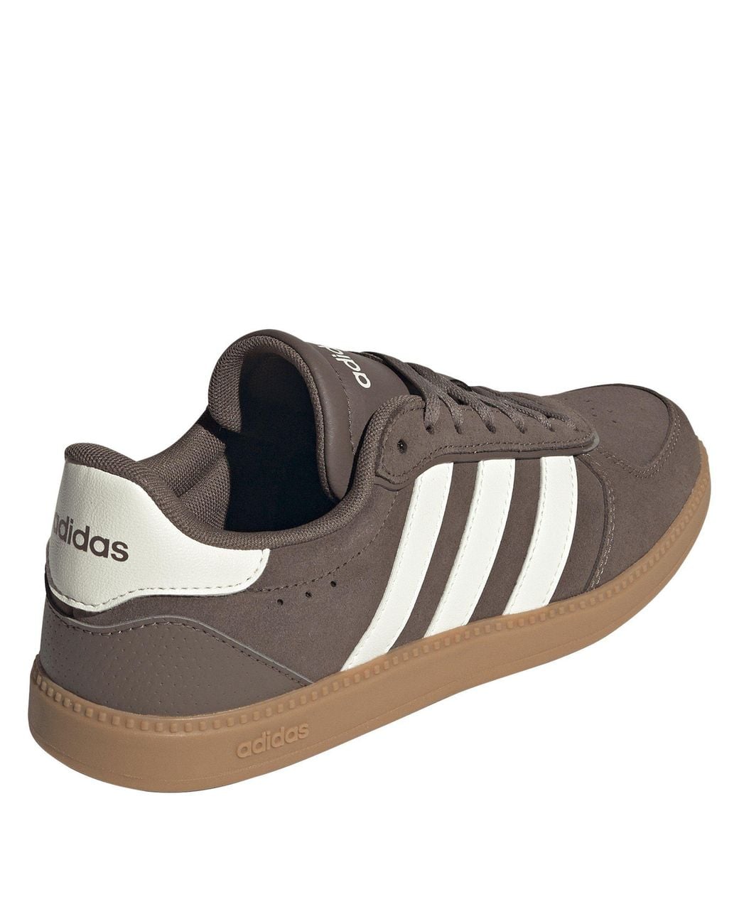 Adidas Brown Breaknet Sleek Suede Shoes