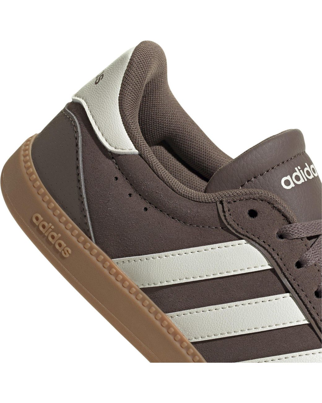 Adidas Brown Breaknet Sleek Suede Shoes