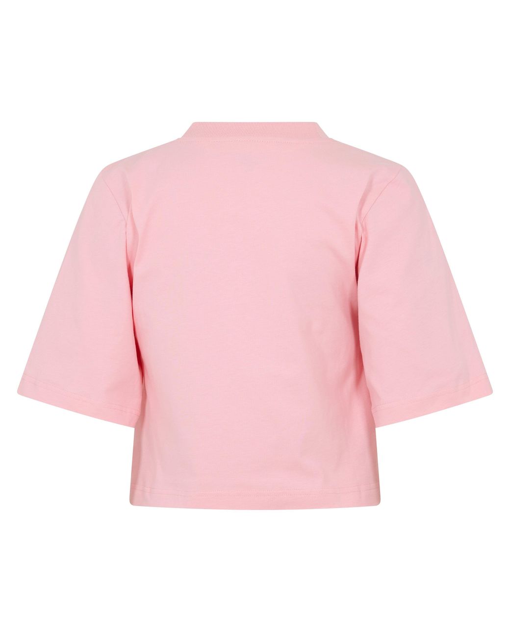 Palm Angels Pink Spray T Cropped Crop Top