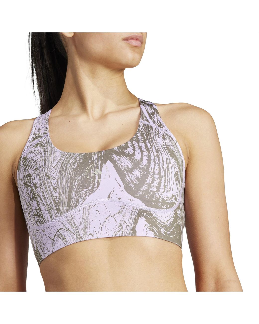 Adidas Gray Medium Impact Sports Bra
