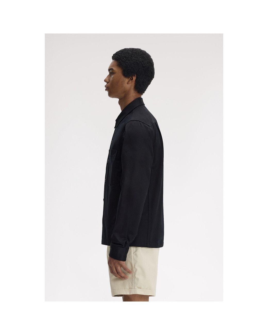 Fred Perry Blue Overshirt for men