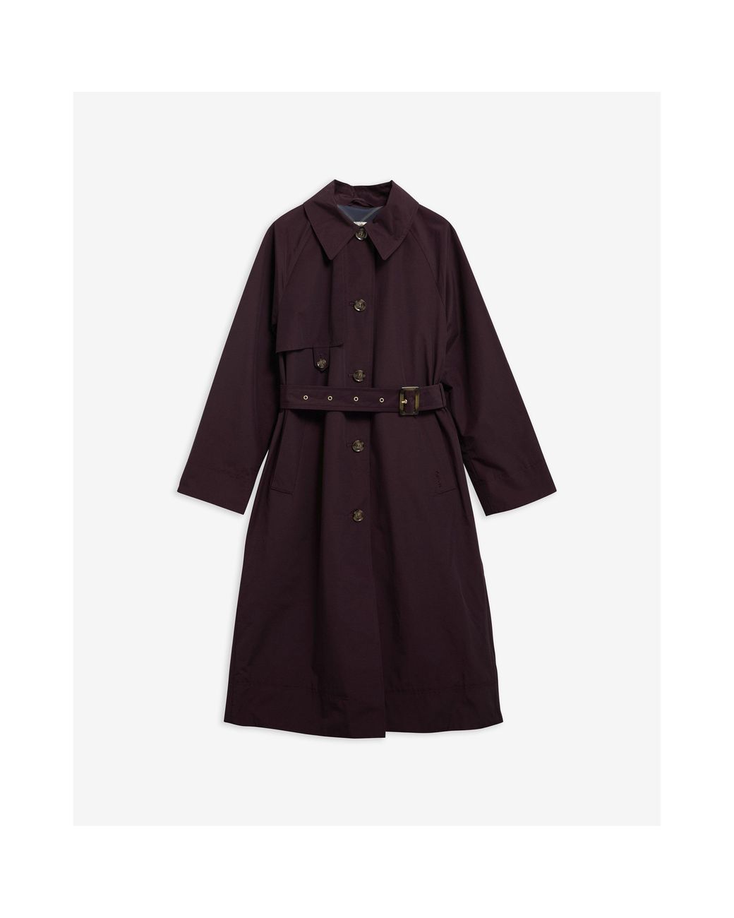 Barbour Black Antonella Modern Heritage Showerproof Trench Coat