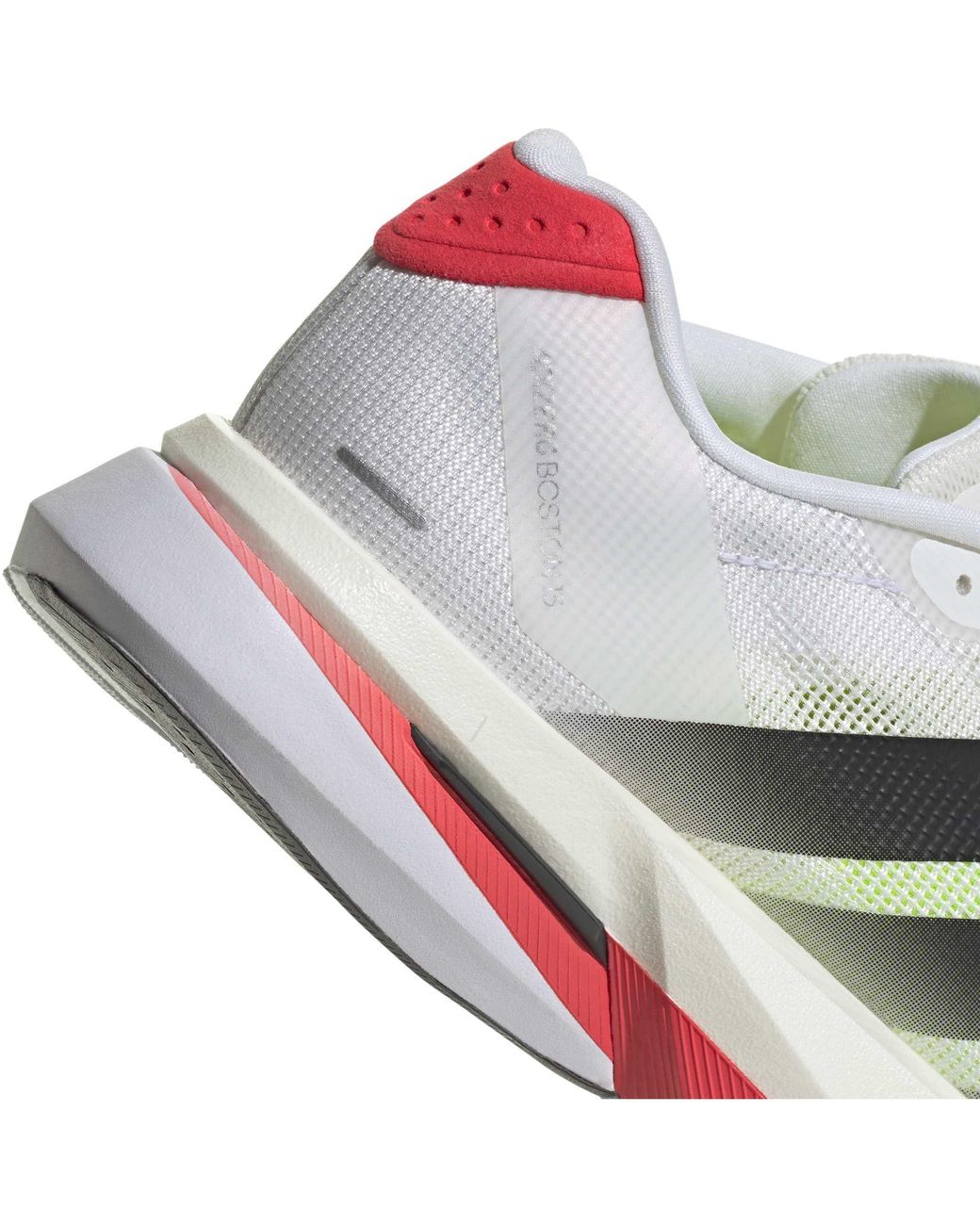 Adidas White Adizero Boston 13 Sneakers