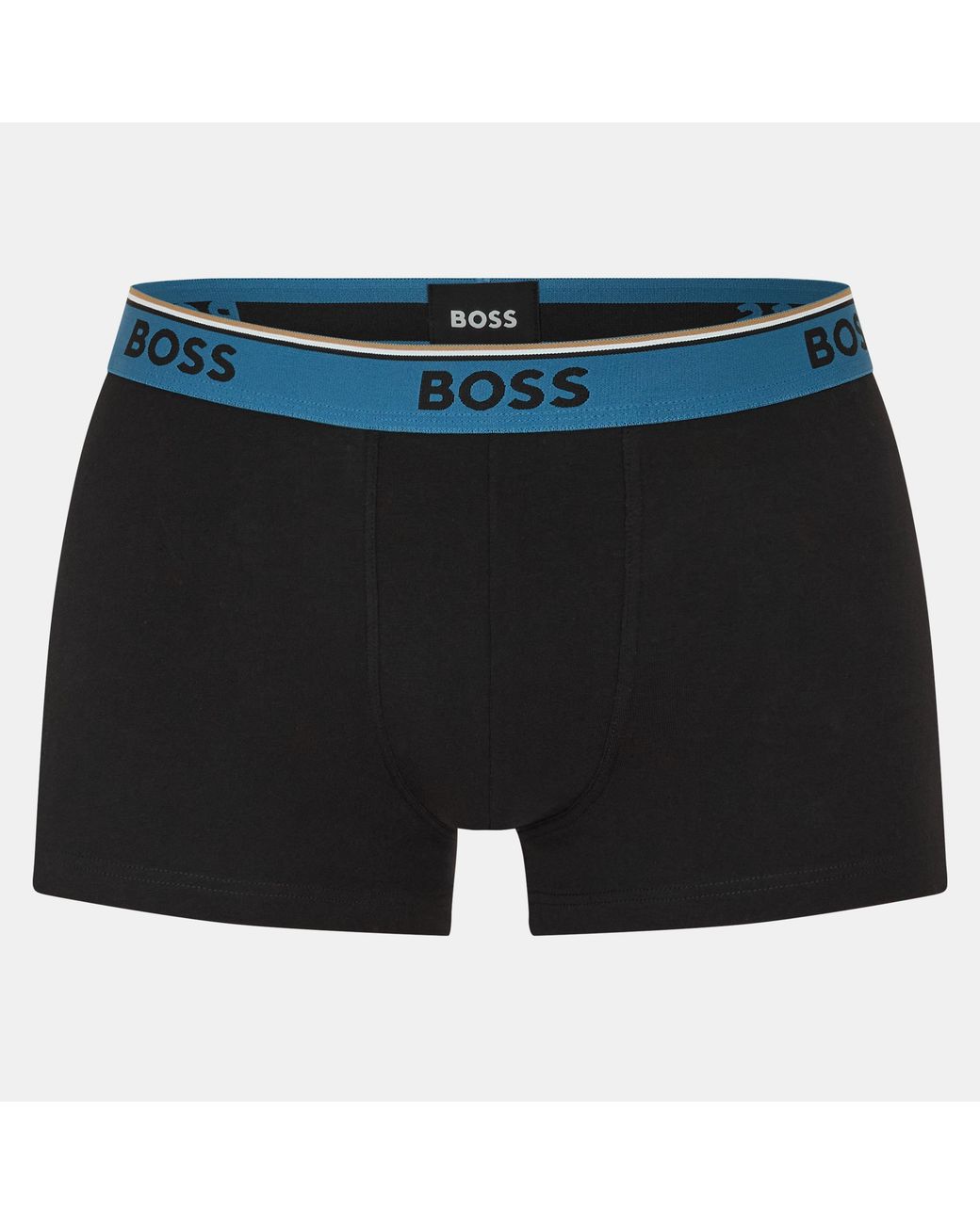 Boss Blue Bodywear 3-Pack Boxer Shorts With Logo Detail for men