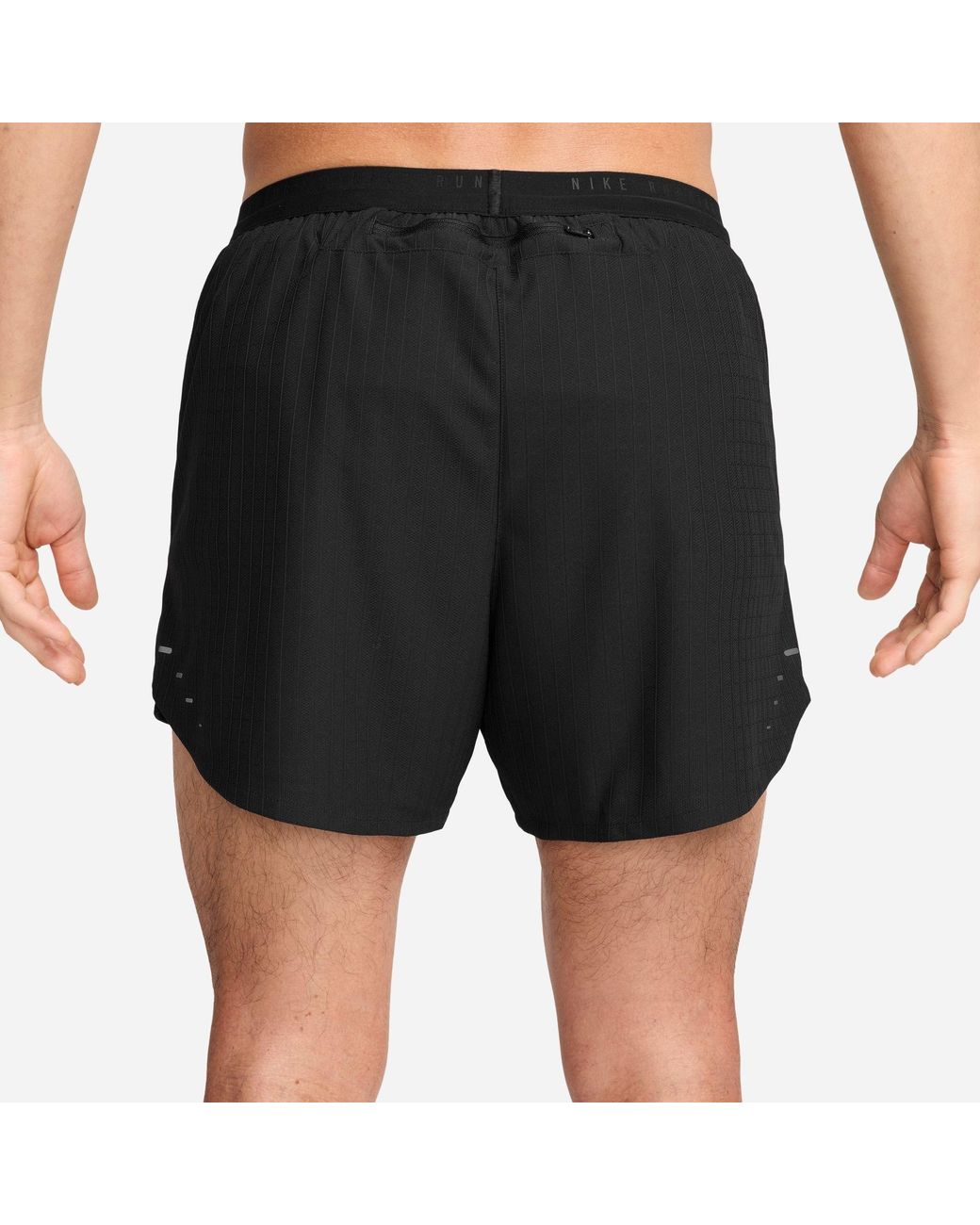 Nike Black Stride 5In Running Shorts for men