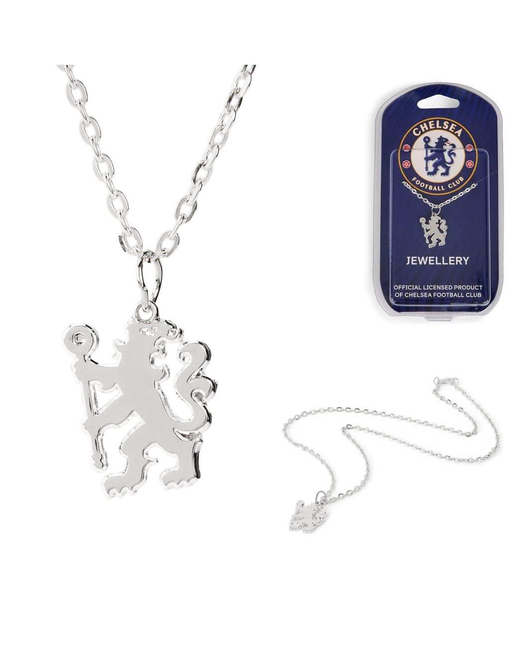 Team White Officially Licensed Plated Pendant And Chain