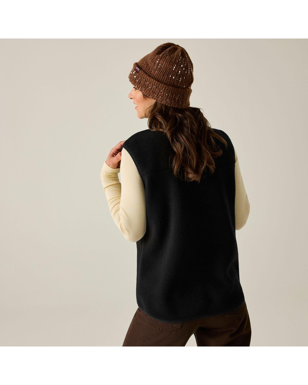 Regatta Black Frankie Borg Fleece Bodywarmer