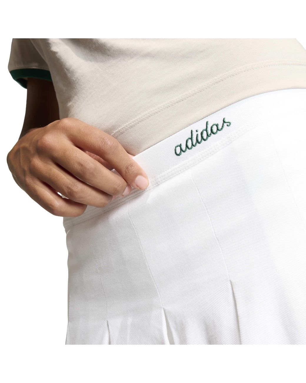 Adidas White Mini Tennis Skirt