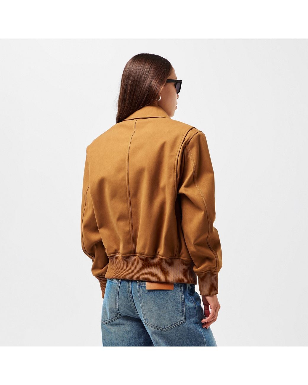 Stella McCartney Brown Sustainable Tailored Field Jacket