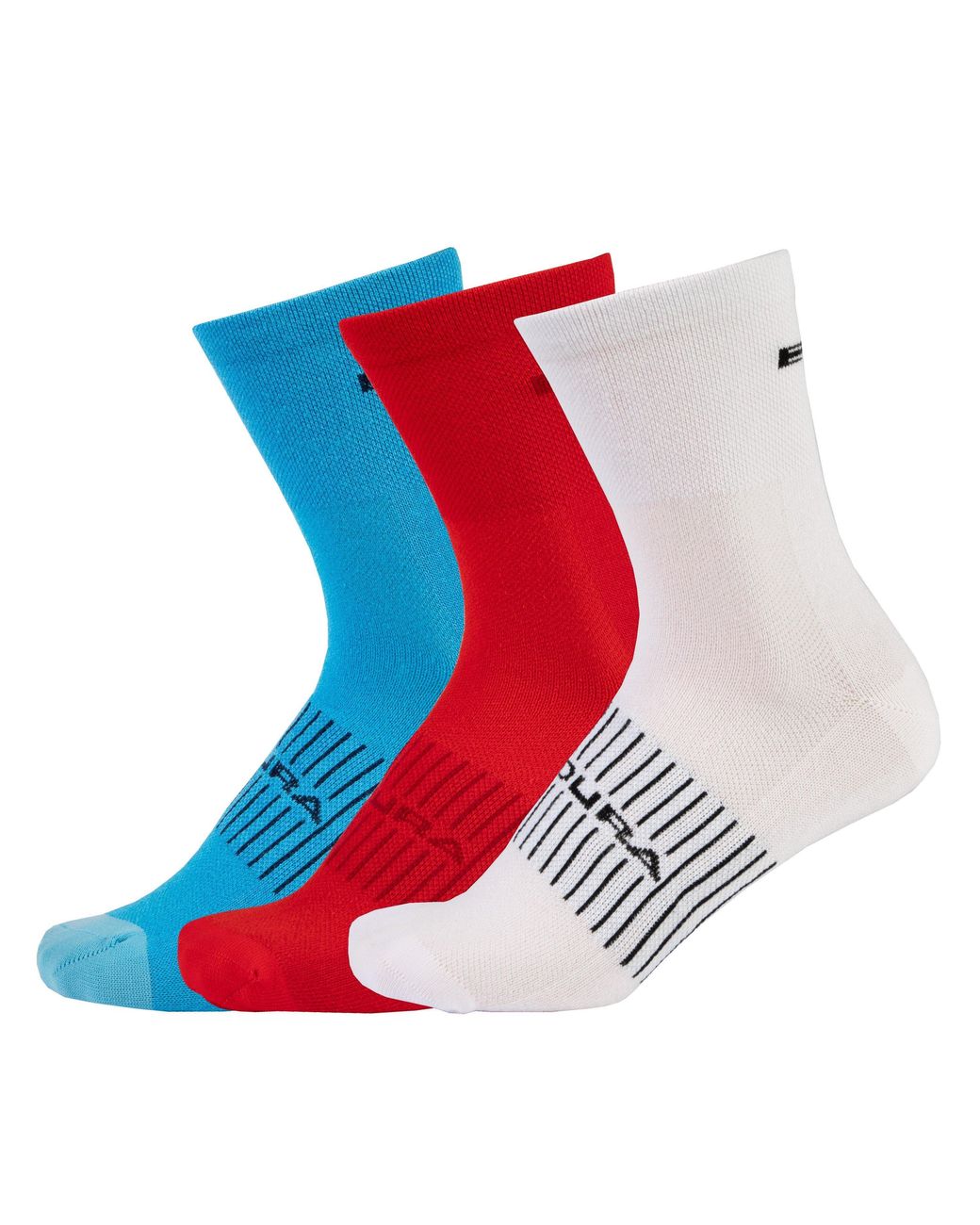 Endura Red Coolmax 3Pack Sock