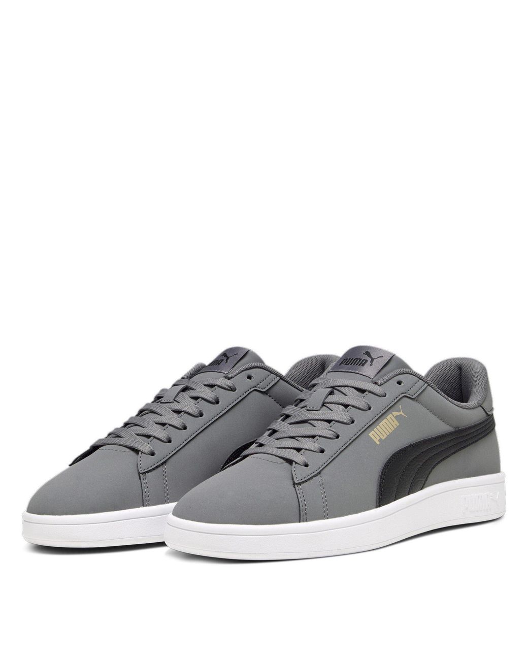 PUMA Gray Smash 3.0 Buck Low-Top Trainers for men