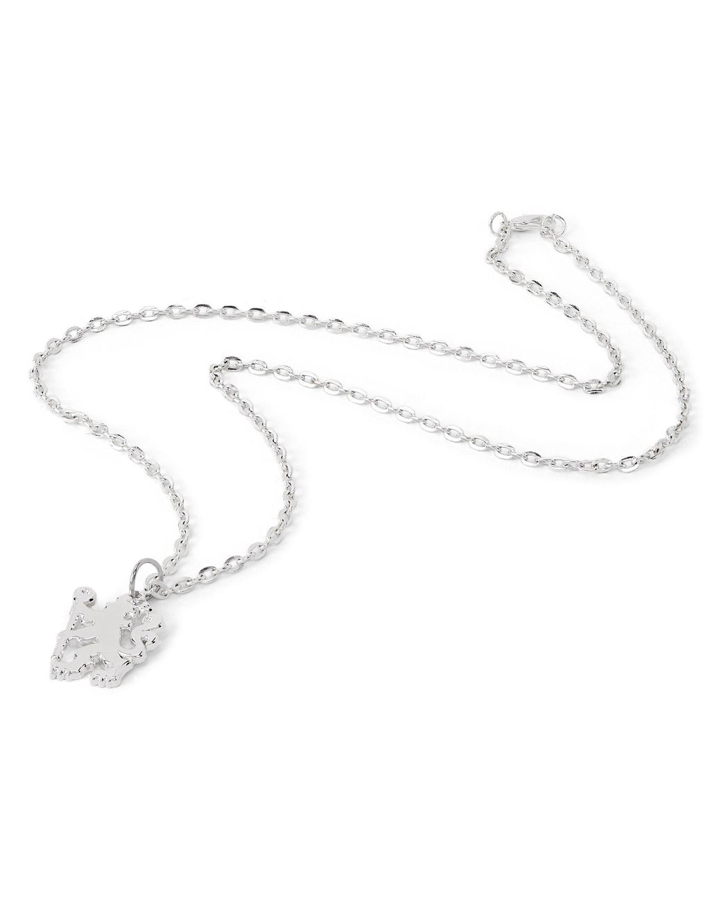 Team White Officially Licensed Plated Pendant And Chain