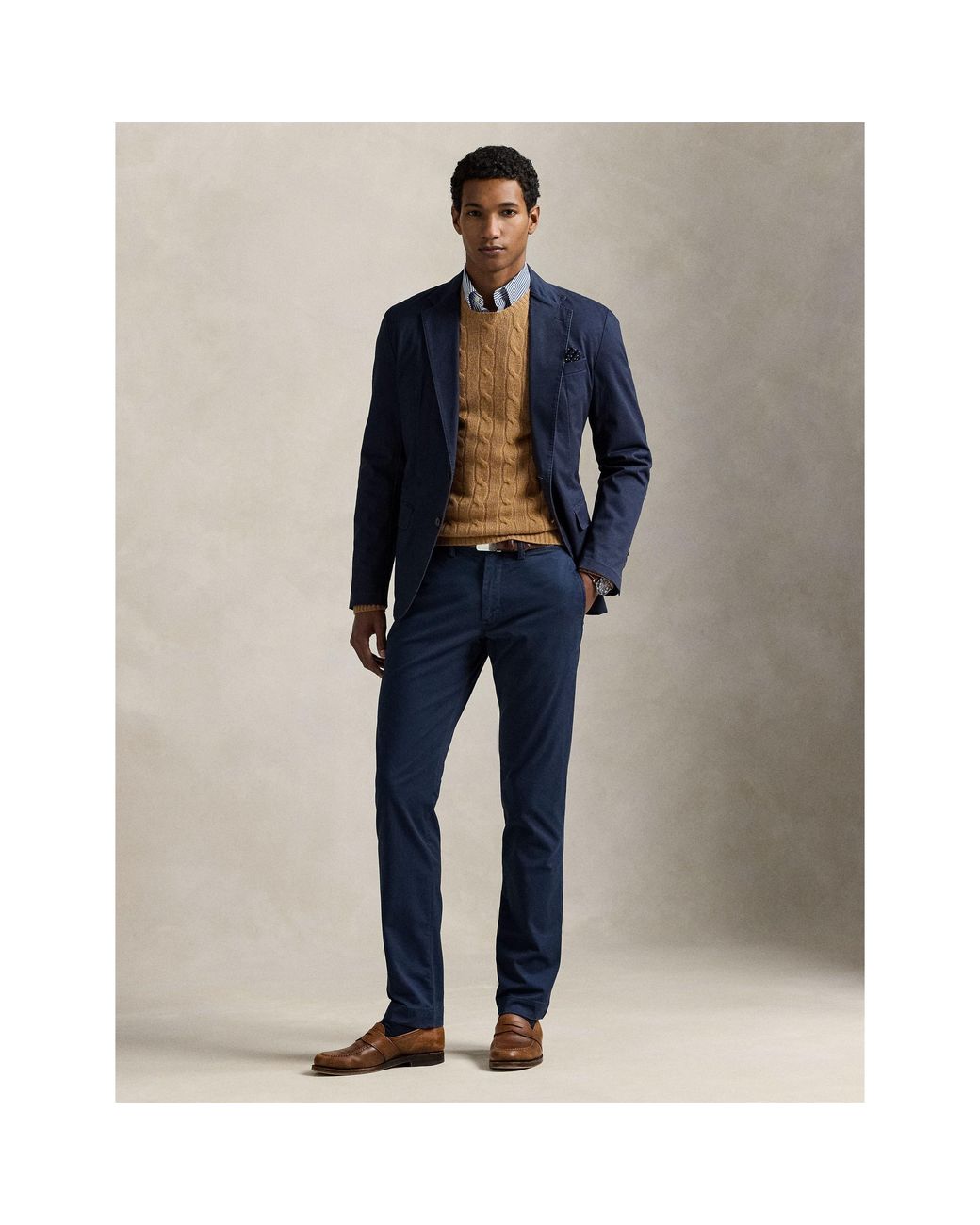 Polo Ralph Lauren Blue Bedford Twill Chinos for men