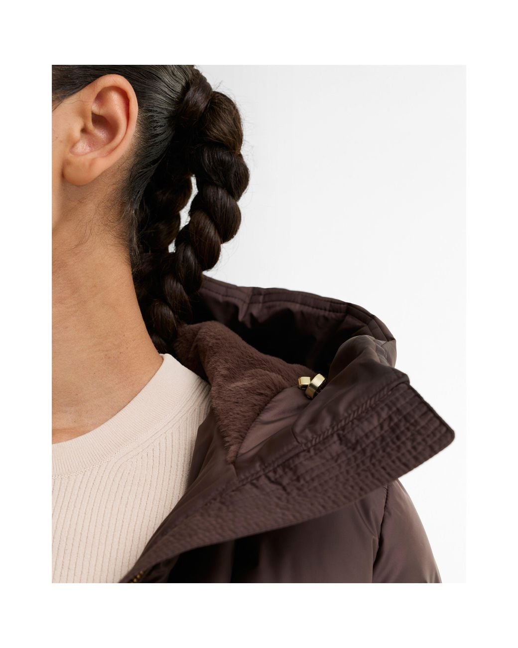 Barbour Brown B.Int Brantley Puf J Ld64