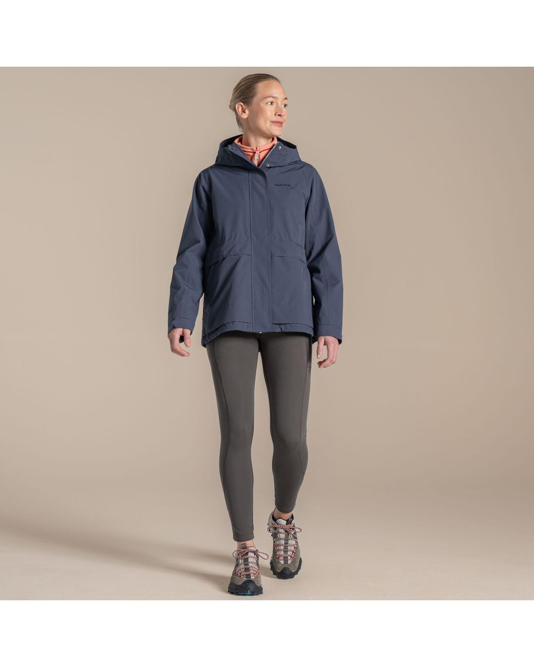 Craghoppers Blue Cinquefoil Waterproof Walking Jacket