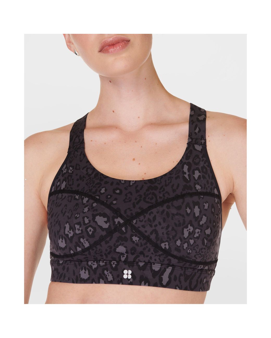 Sweaty Betty Black Power Non Wired Medium Impact Sports Bra