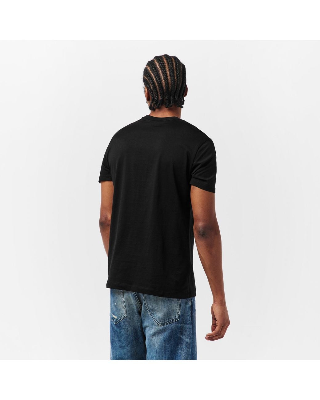 ARMANI EXCHANGE Black Ax Skyline T-Shirt for men