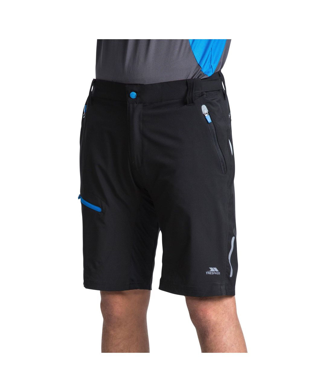 Trespass Black Malaki Walking Shorts for men