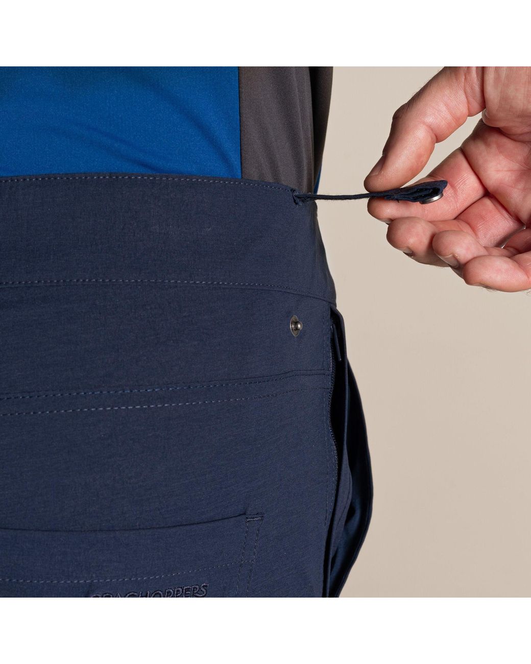 Craghoppers Blue Nosilife Santos Ii Golf Trousers for men
