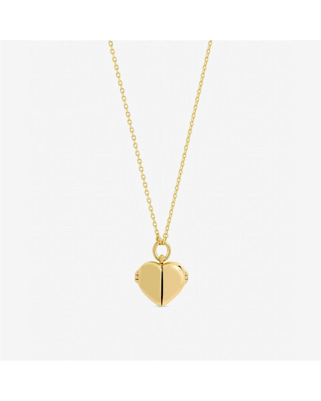 Jon Richard Metallic Plated Heart Locket Pendant