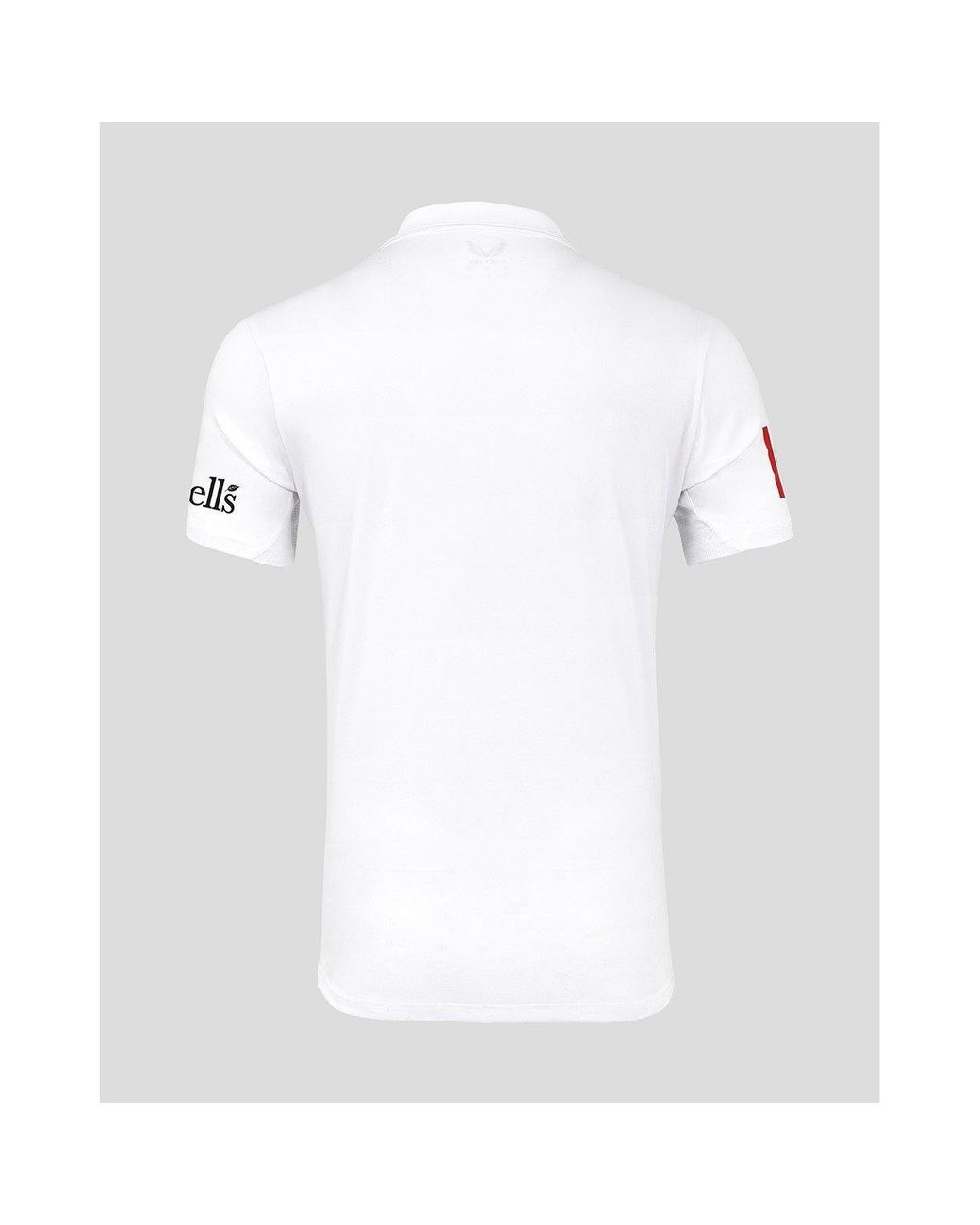 Castore White 26/27 England Cricket Test Shirt for men