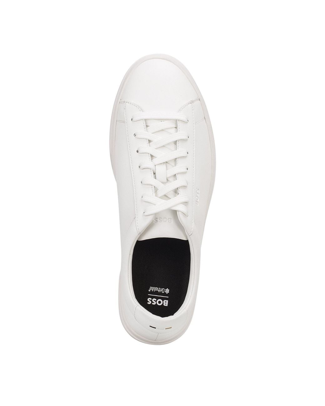 Boss White Kieran Trainers for men
