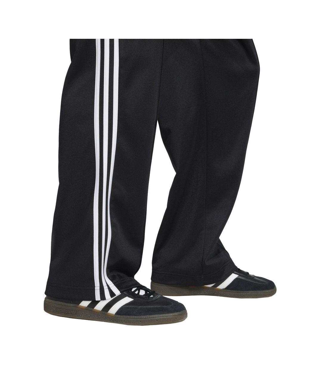 Adidas Originals Black Open Hem Woven Joggers for men