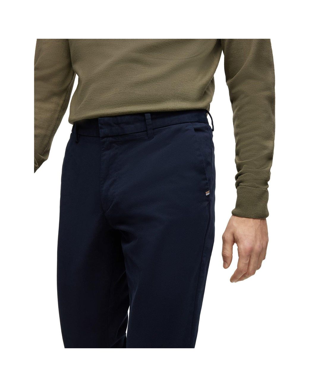 Boss Blue Hbb Kaiton Slim-Fit Chinos for men