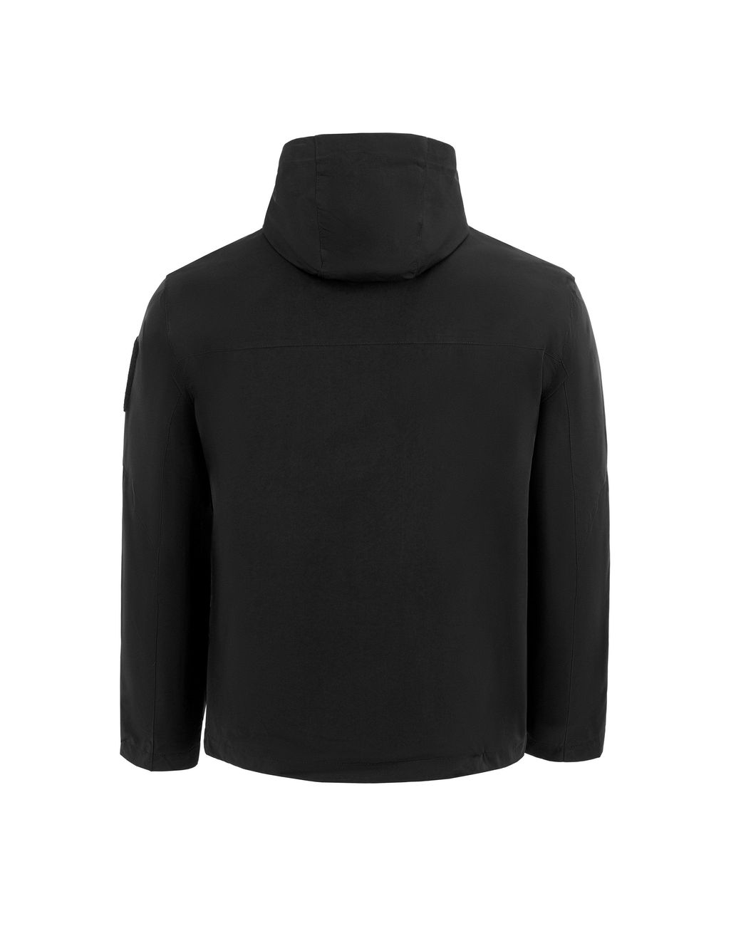 Firetrap Black Windproof Hooded Long Sleeve Windbreaker for men