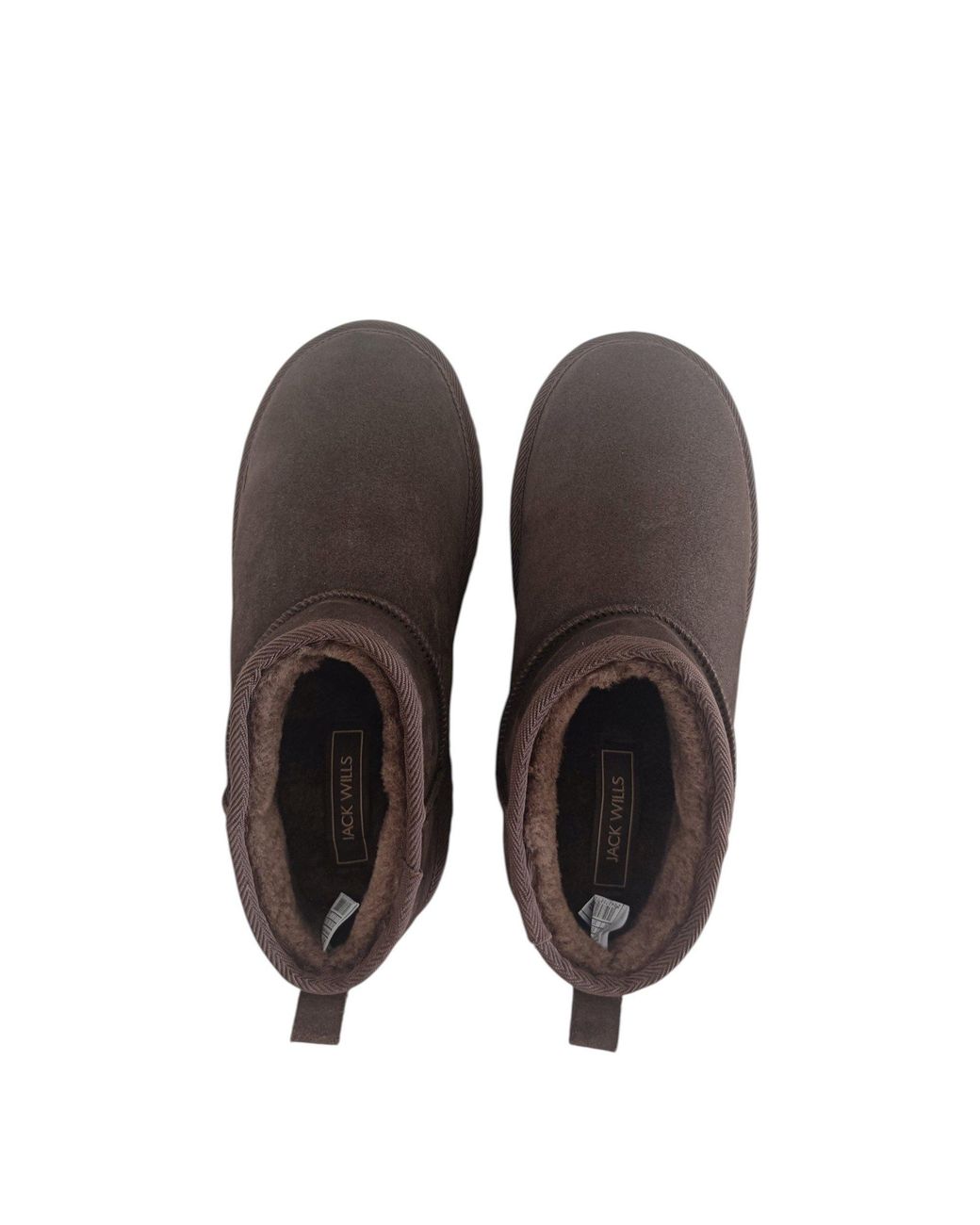 Jack Wills Black Platform Snug Boots