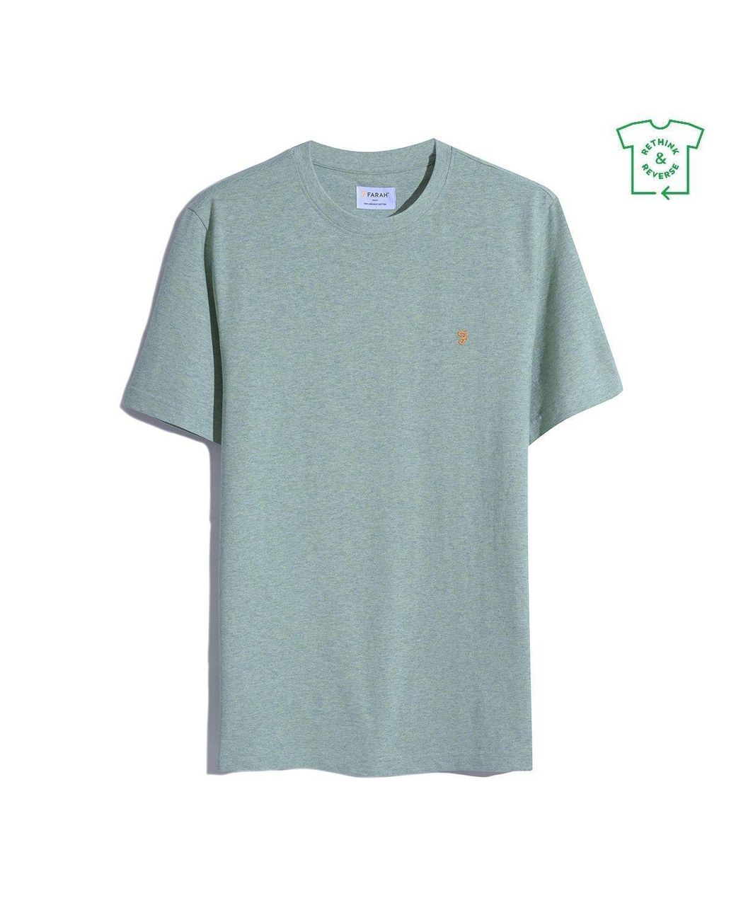 Farah Blue Regular Fit T-Shirt for men