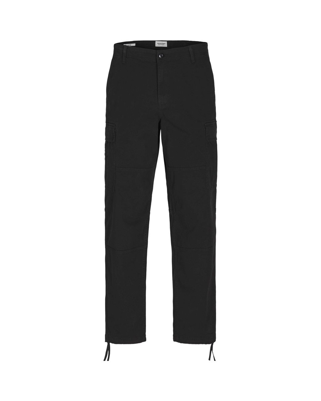 Jack & Jones Black Harlow Cargo Trouser for men