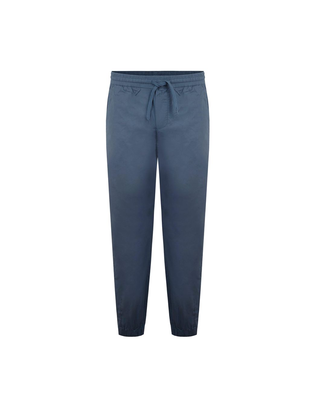 Fabric Blue Cuffed Trsr Sn for men
