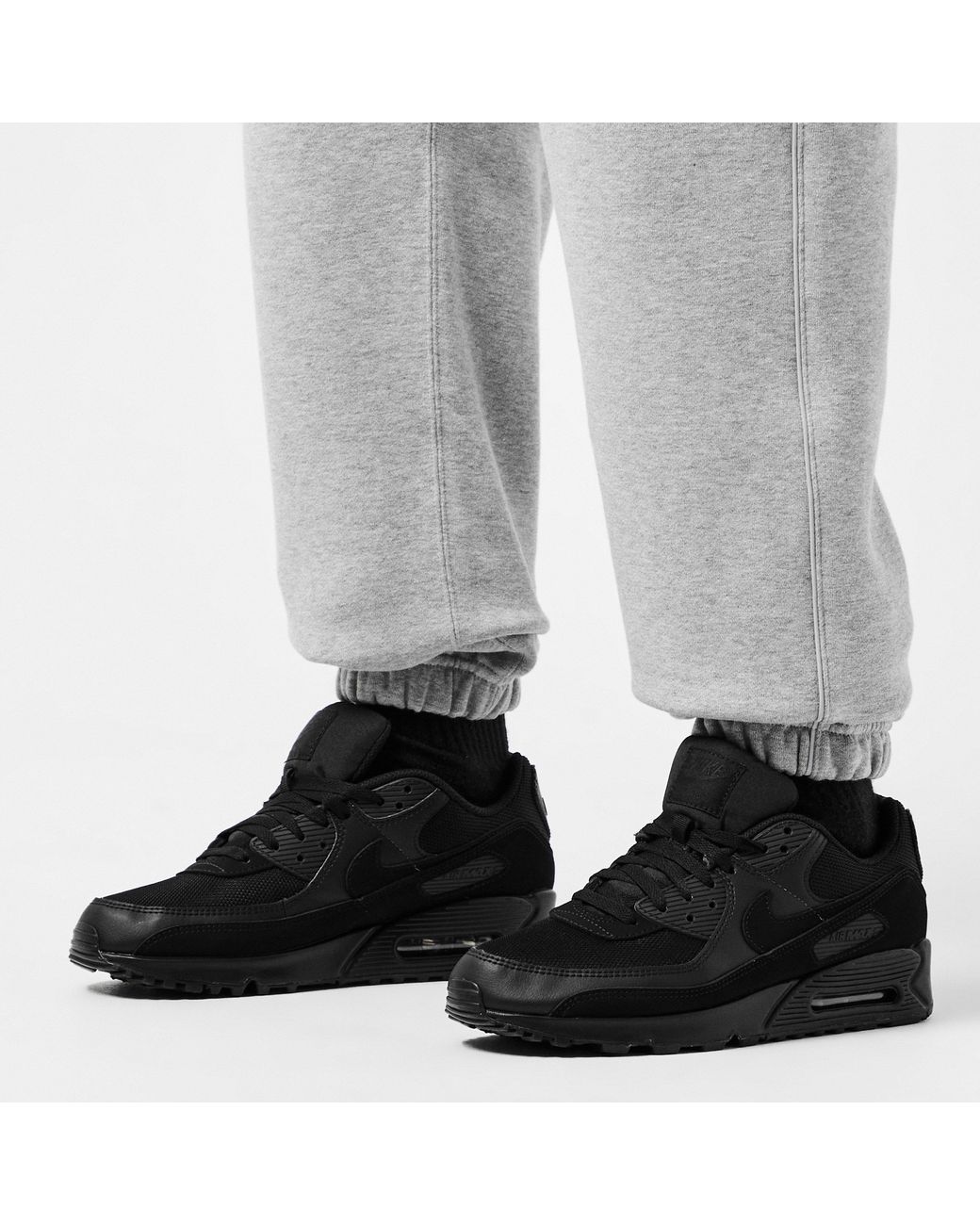 Nike Black Air Max 90 Shoes for men