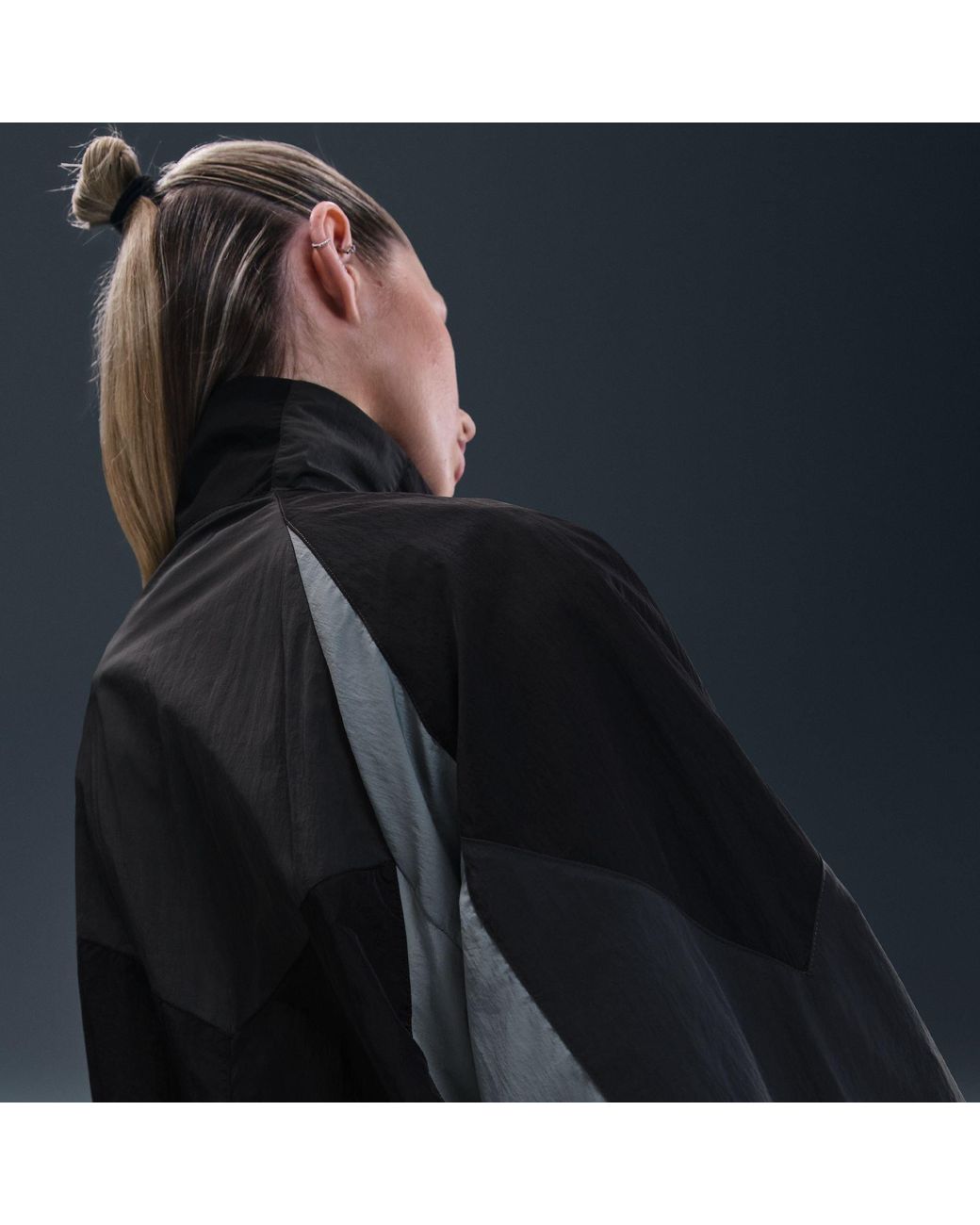 Nike Black Nsw Street Oversized Tracksuit Top