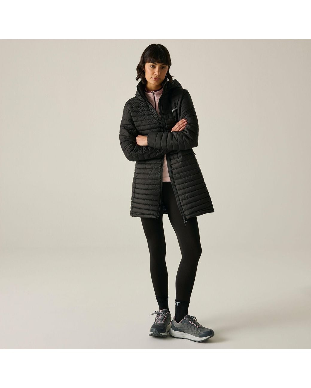 Regatta Black Selenar Longline Insulated Jacket