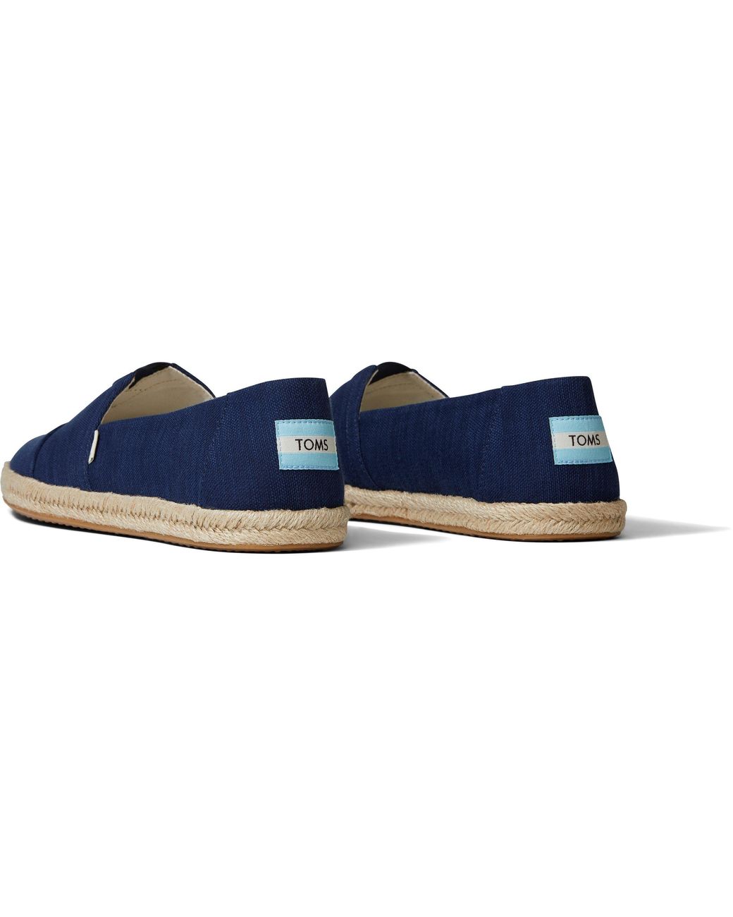 TOMS Blue S Recycled Cotton Rope Espadrille Navy Us 8 / Eu 40,5 for men