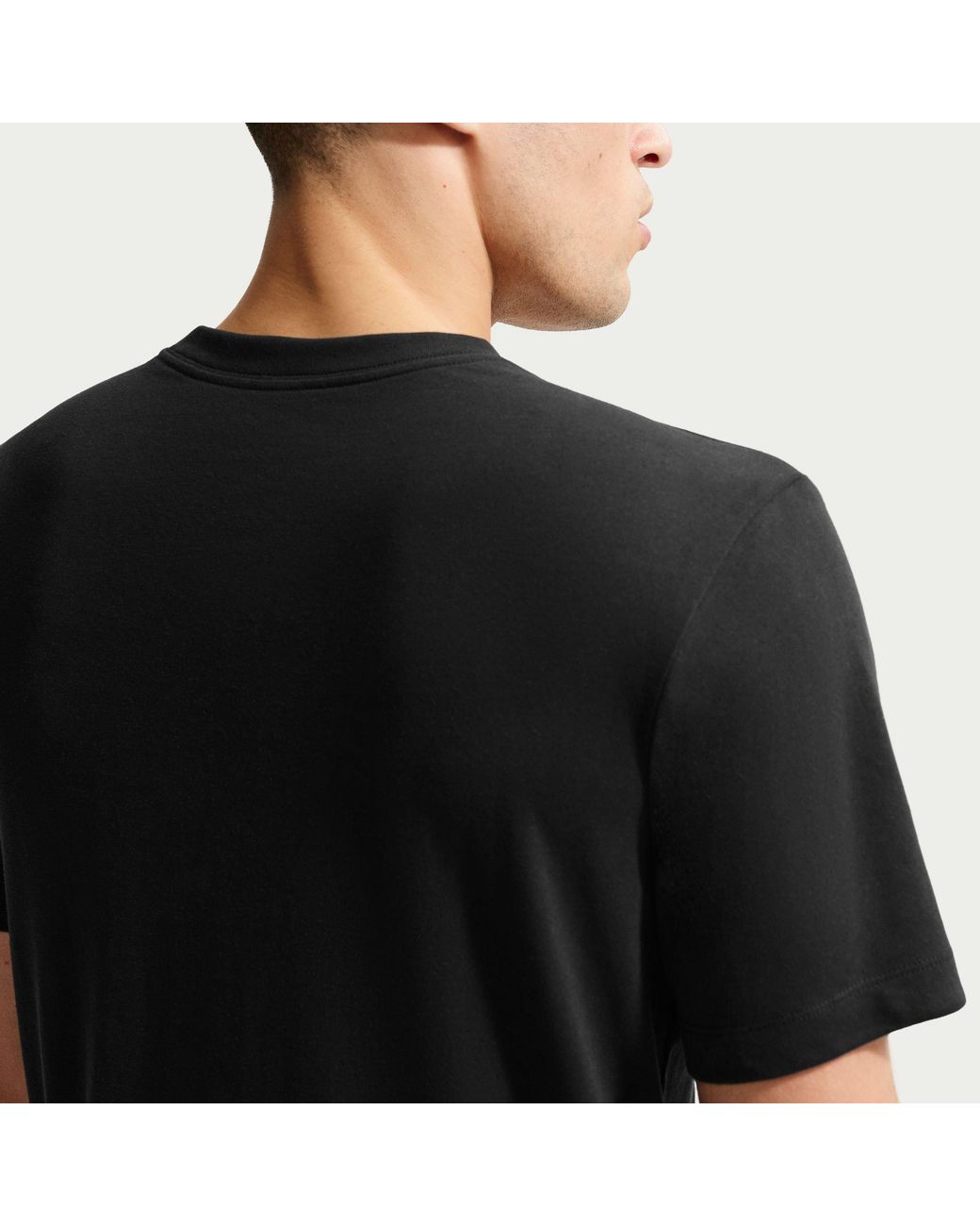Nike Black Short Sleeve Performance Running Top for men